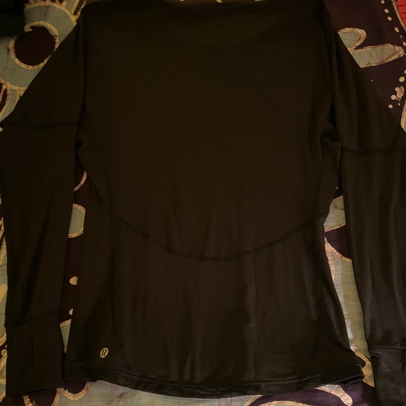 Lululemon Long-Sleeve Top with Mesh Bottom - Picture 2 of 4